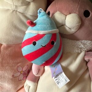 Squishmallow Slushie Clip Keychain Snow Cone Slushy